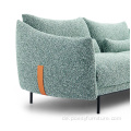 Design Wohnzimmermöbel modernes Sofa halbes Leder